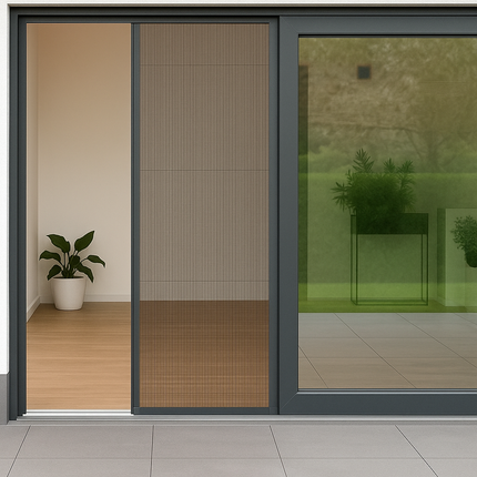 Insektenschutz Schiebetür | Hebeschiebetür Plissee Fliegengitter nach Maß